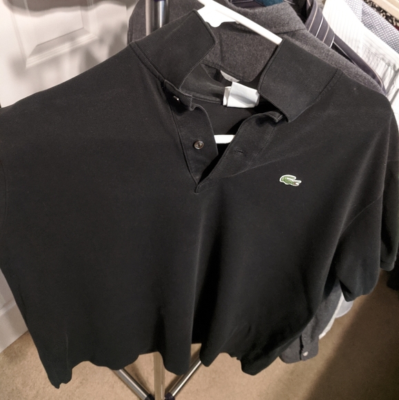 Lacoste black polo shirt size XL - Picture 2 of 5